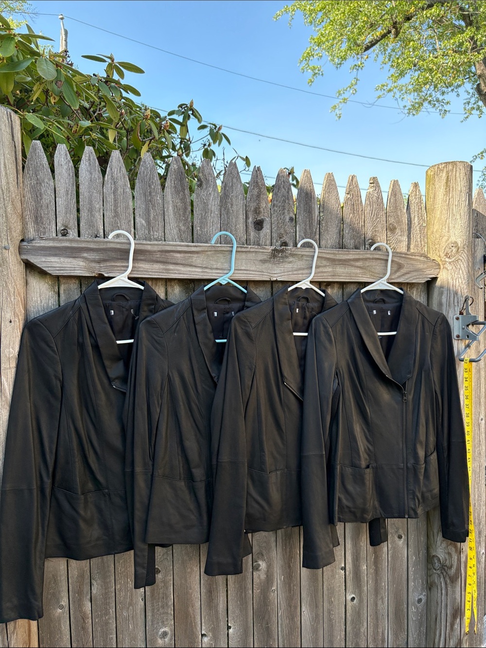 Vince XS black leather jackets!! NWOT!!!